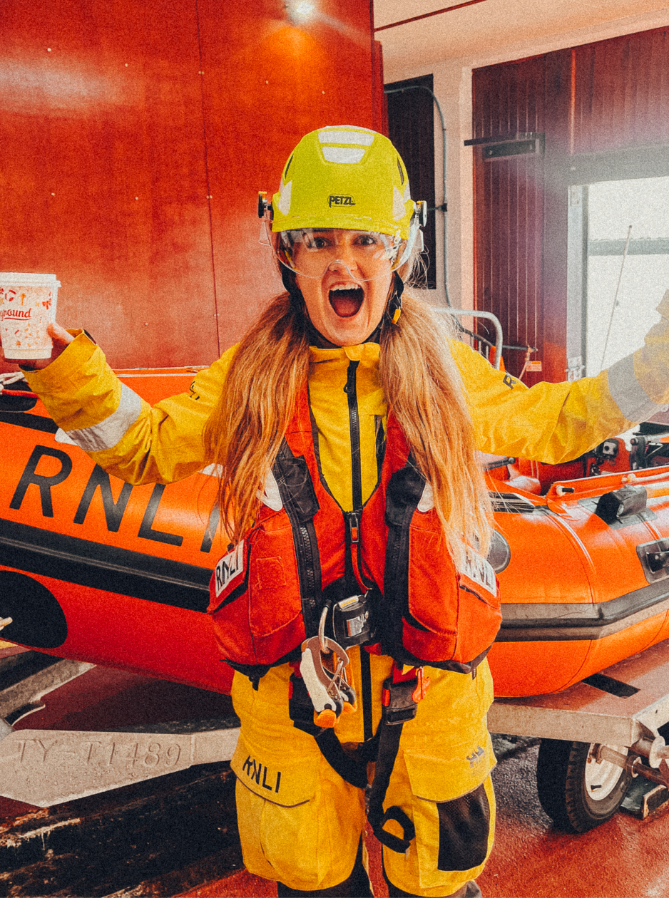 Meeting the RNLI crew