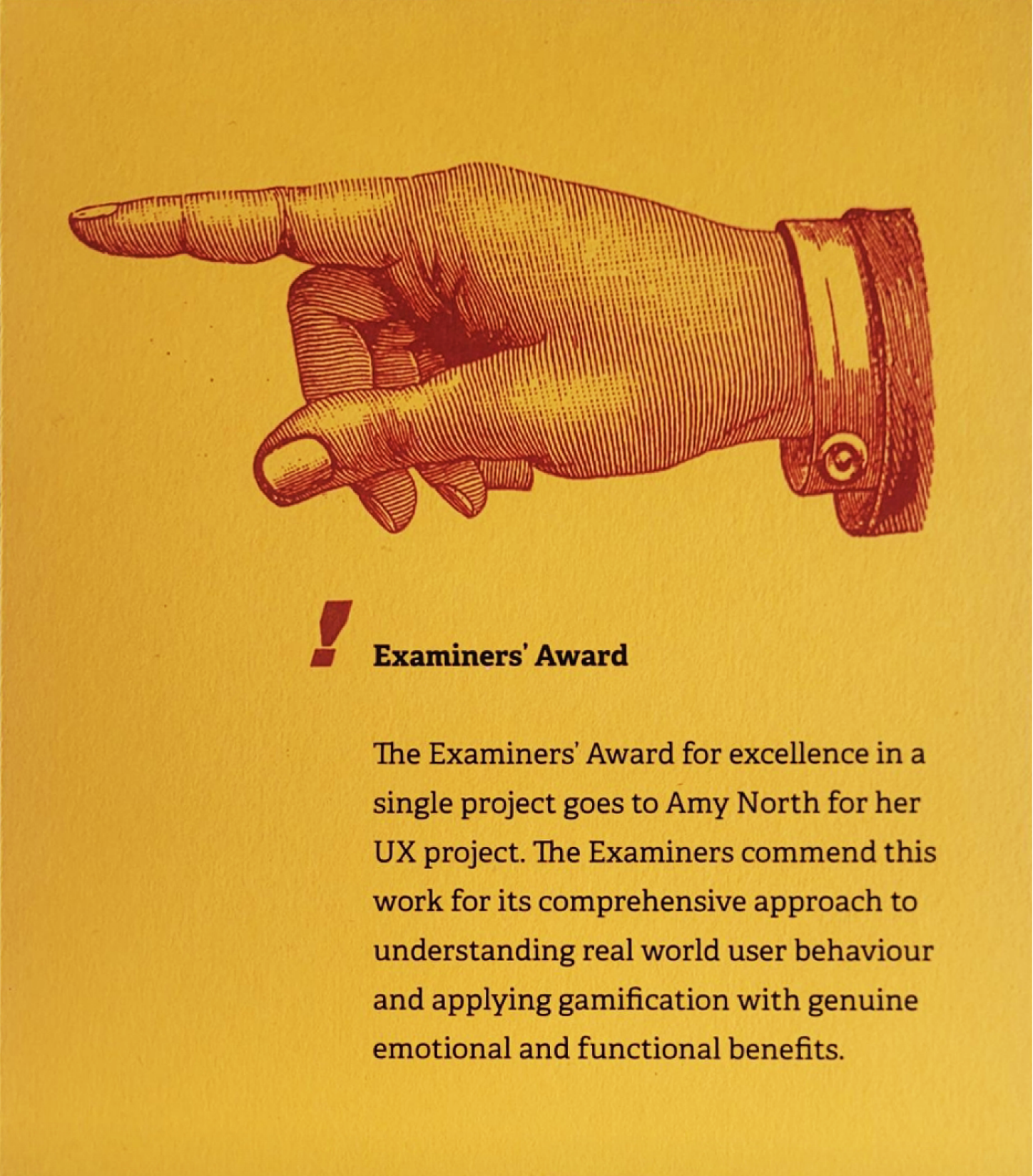 Examiner's award